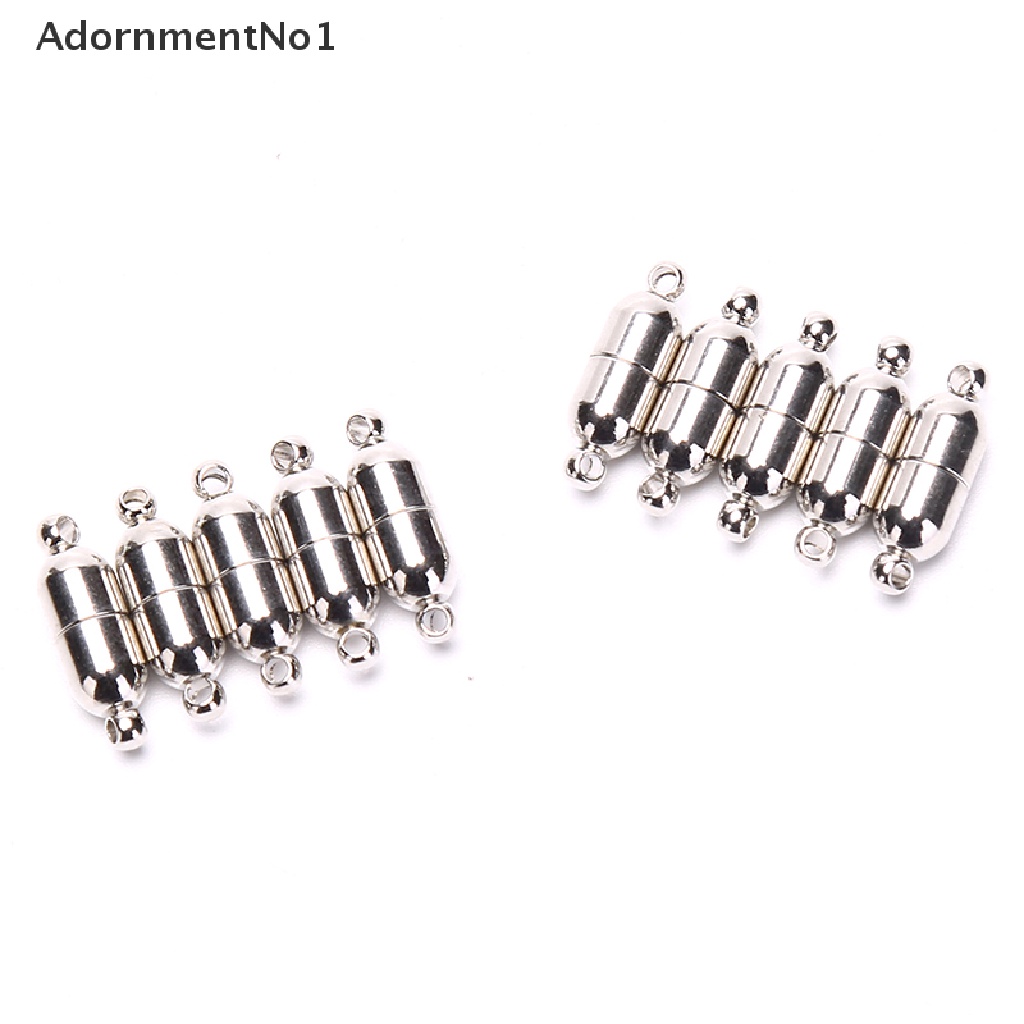 (AdornmentNo1) 10pcs Gesper Magnetik 6x18mm Untuk Membuat Perhiasan Kalung / Gelang DIY