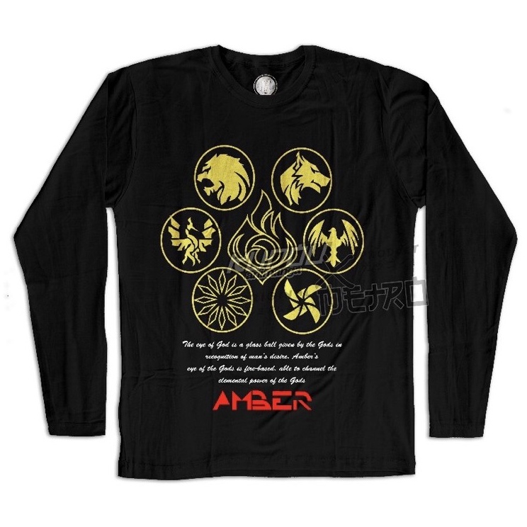 Longsleeve Amber Genshin Impact Game Online Character