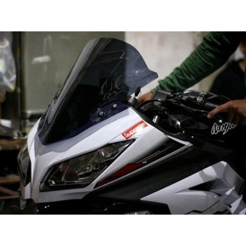 Visor Windshield Ninja 250 Fi Mika Fairing Ninja 250 Fi Gp Jenong Ready Buat Fi Old &amp; Fi New 2018