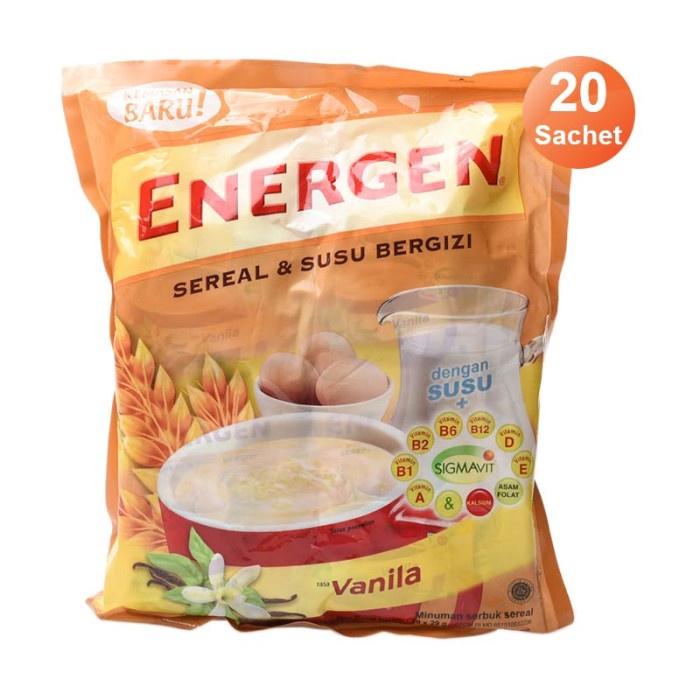 

Energen Vnl Bag 20 Pcs X 30 Gr