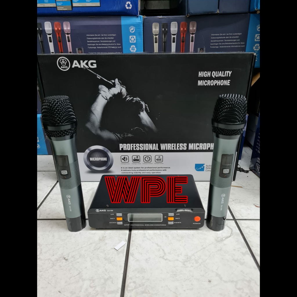mic wireless akg da 180 akg da180 handheld 2mic