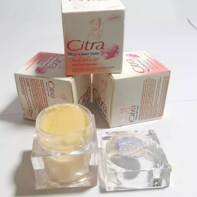 Paket Cream Citra Super Siang Malam + Toner Ekstrak Lemon 60ml Original