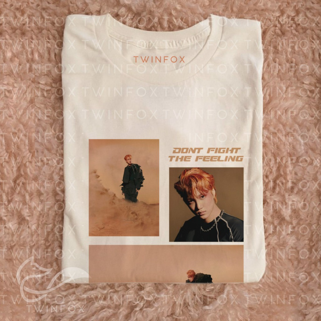 Kaos Kpop Unisex EXO Kai Don't Fight The Feeling Ver