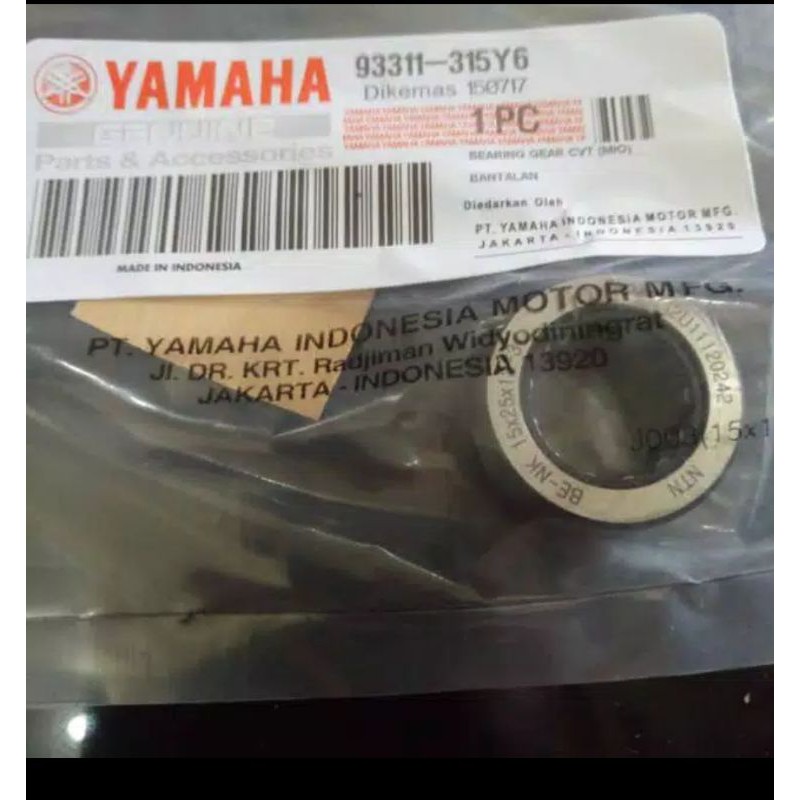 Bearing gardan/bearing cvt mio/bearing gear box mio