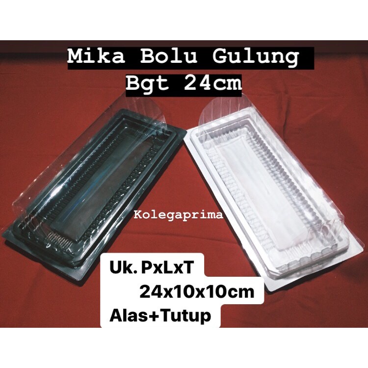 MIKA BOLU GULUNG 24CM/ BGT 24/ MIKA KUE BOLU MURAH ISI 50PCS