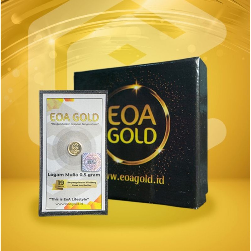 EOA GOLD 0,5 gr / LOGAM MULIA 0,5gr / EMAS 0,5gr