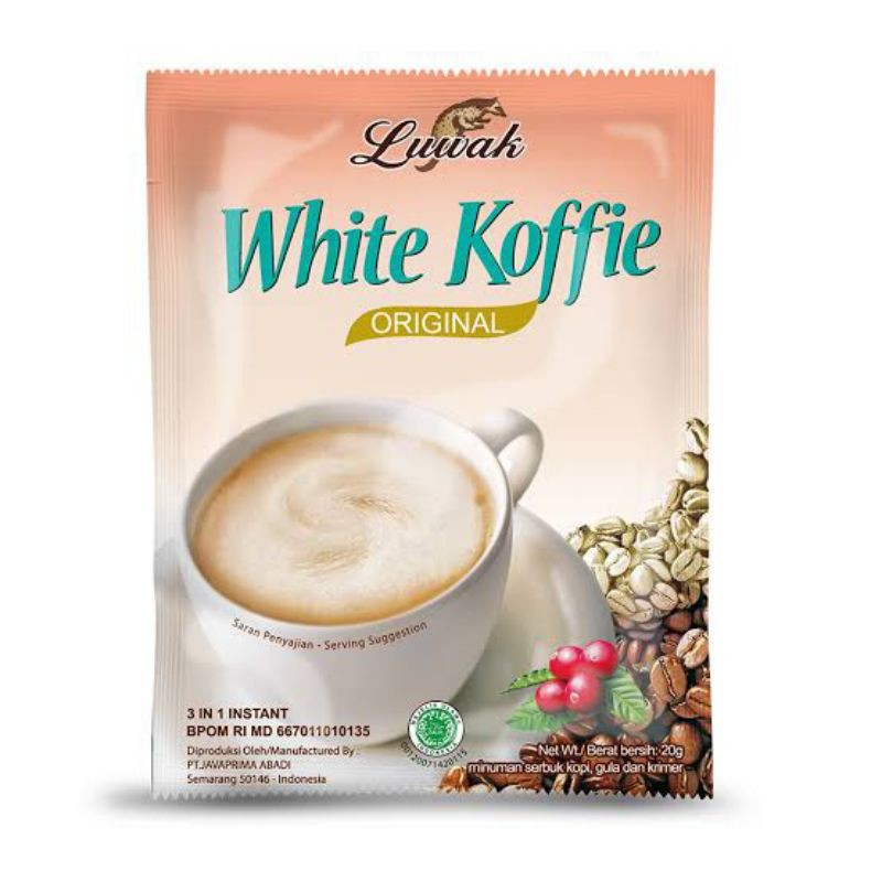 Renteng/Renceng/Pack Luwak White Koffie 20g x 10 Bubuk Minuman Kopi White Coffee