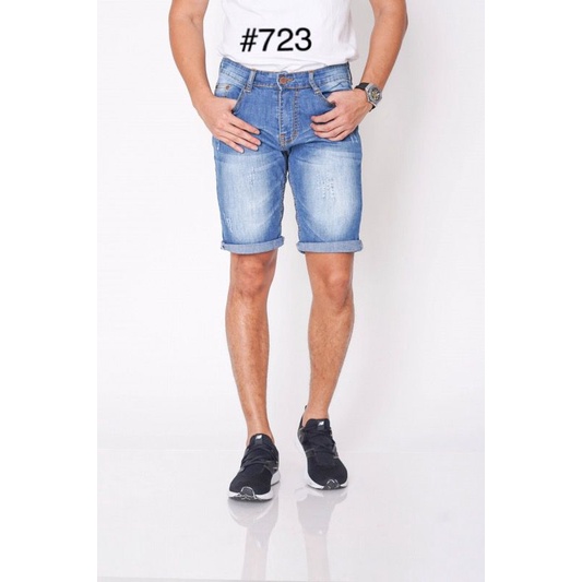 CELANA JEANS PRIA 3/4 MEN SHORT SERIES