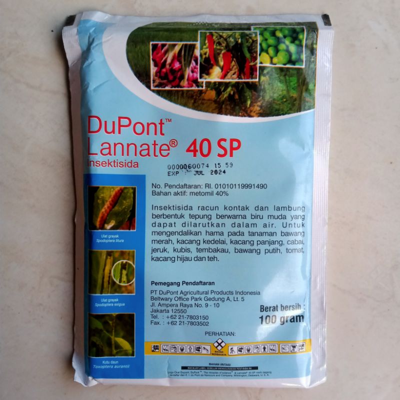 Insektisida Dupont LANNATE 40SP 100gr (Biru)