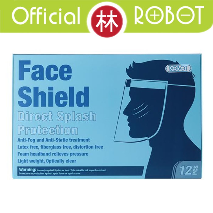 Robot MZ001 Clear Face Shield Anti-Fog Pelindung Wajah