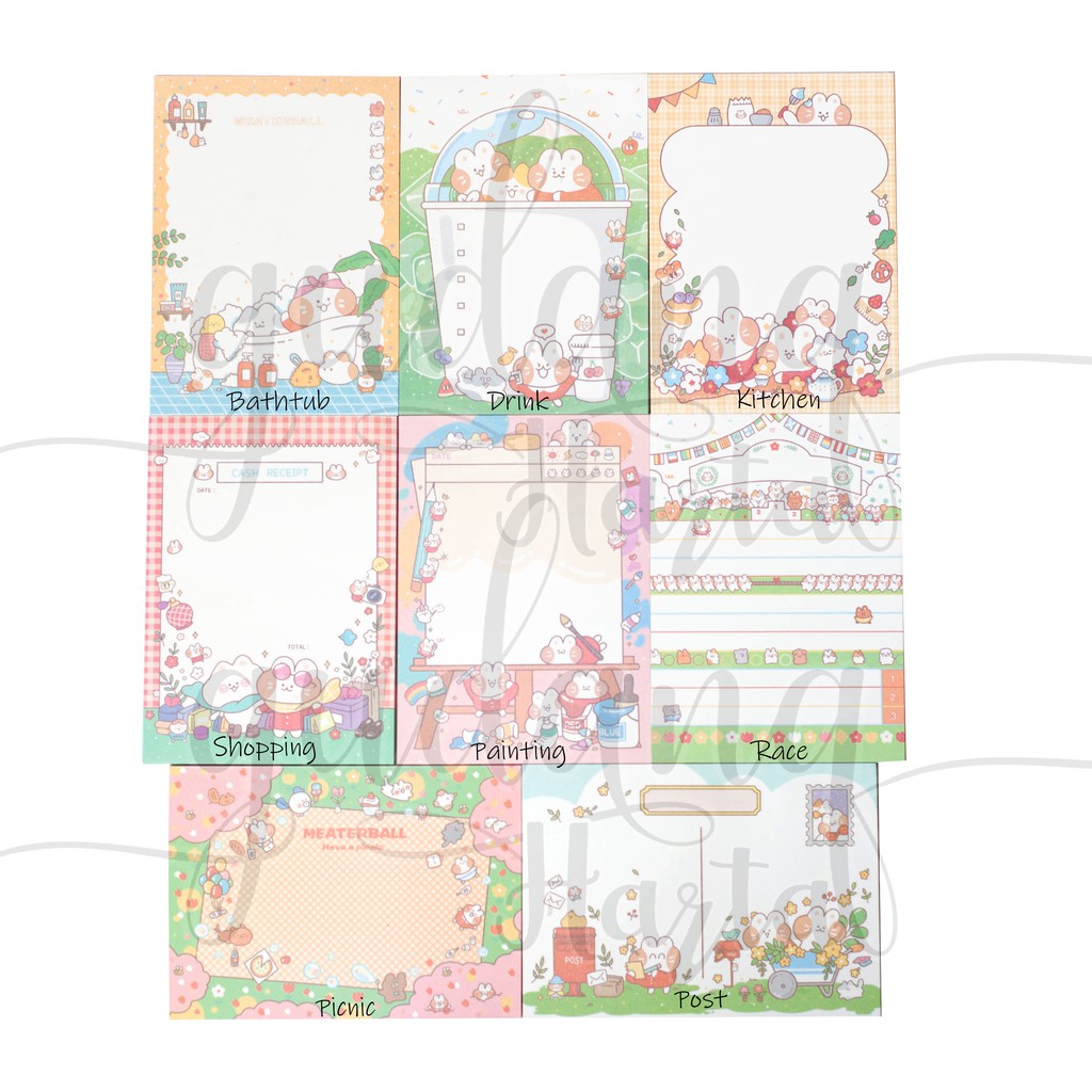 

Memo Happy MeaterBall Pipi Merah Notes Memo DIY Scrapbook GC 301361