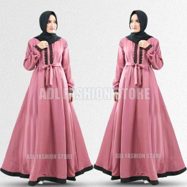 SIENNA GLAMOUR DRESS GAUN WANITA FASHION MUSLIM