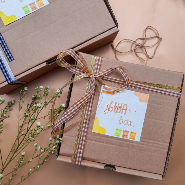 

GWABOX (snack box); BASIC (wajib checkout bubblewrap)