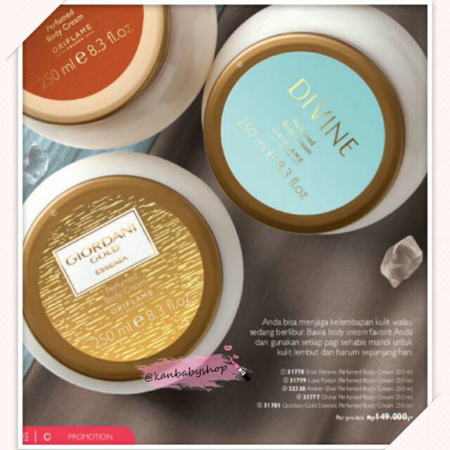 Divine Parfumed Body Cream Oriflame