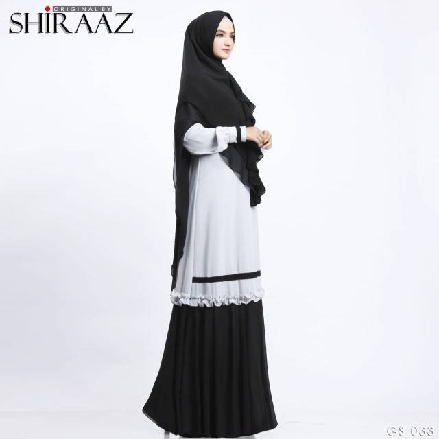 GS 033 gamis syari  Shiraaz original