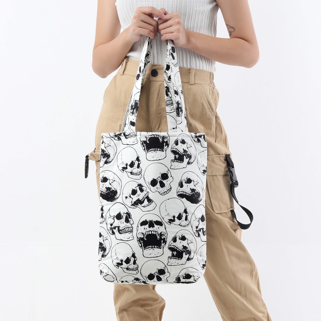 Tote Bag Kanvas Skull