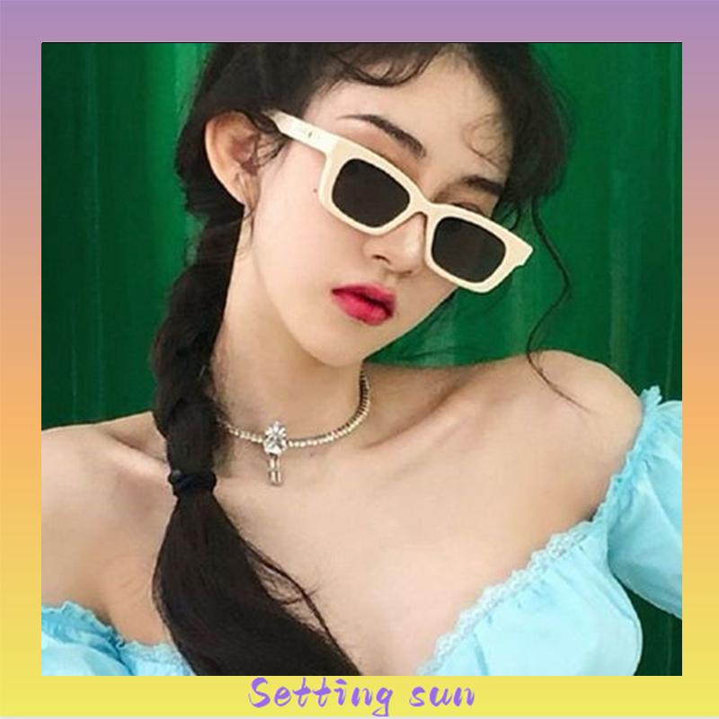 Korea Fashion Kacamata Wanita Anti UV Frame Kacamata Dewasa Unisex TN