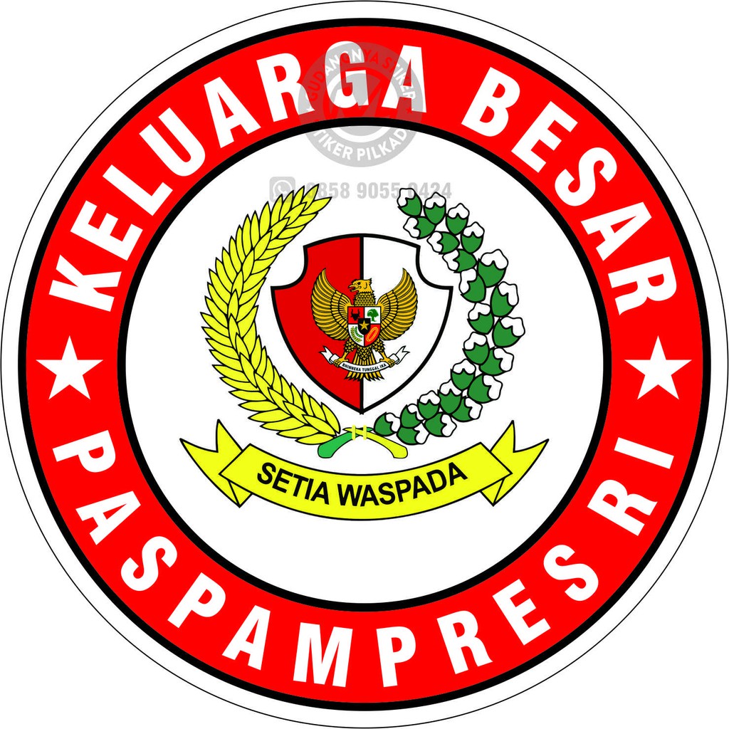 

STIKER VINYL KELUARGA BESAR PASPAMPRES BULAT