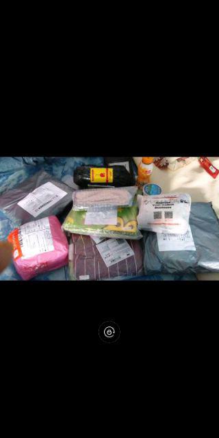 Set Cp Andhini / Gamis Batik / Batik Couple 4 Warna