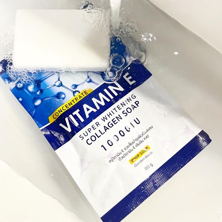 ASO6-9JSK3 VITAMIN E SUPER WHITENING COLLAGEN SOAP 10000IU Kualitas Terjamin