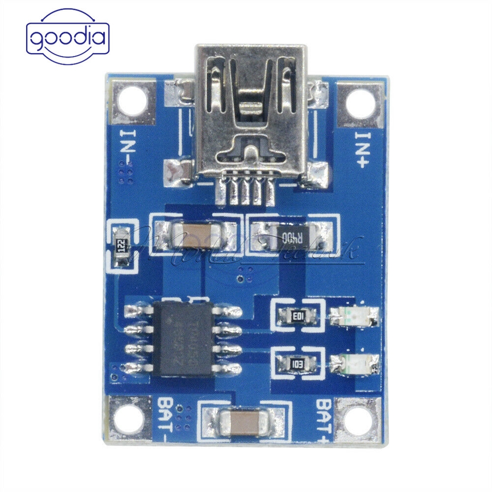 ✈【Fast/COD】✈ 1/5/10PCS TP4056 5V 1A Mini/Micro USB 18650 Lithium Battery Charger Board Module