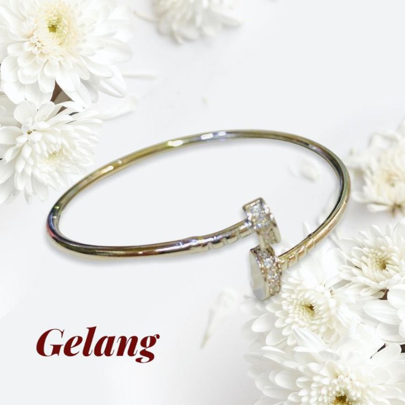 gelang wanita gelang lapis emas//perhiasan//gelang pengganti emas