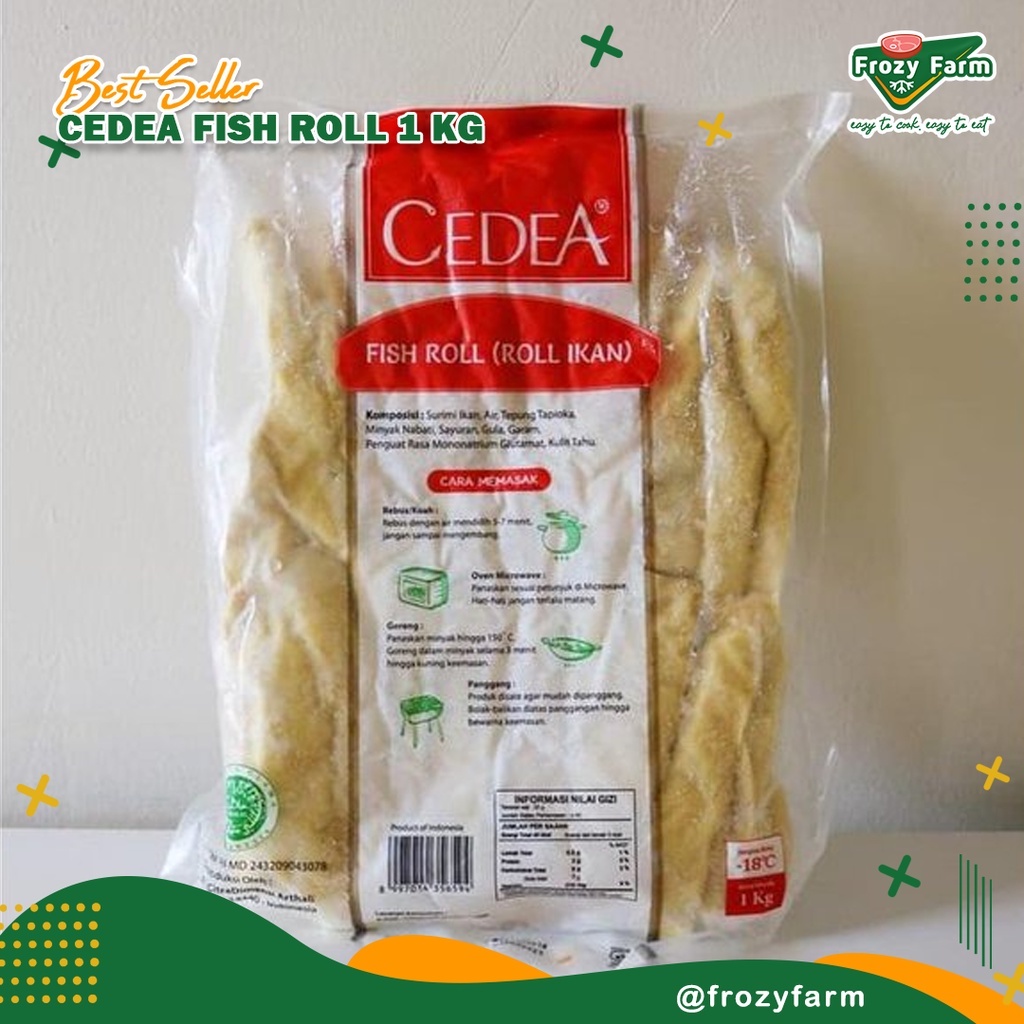 

CEDEA FISH ROLL (ROLL IKAN) 1 KG