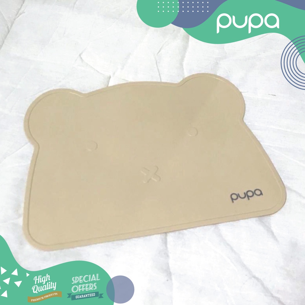 Alas Silikon Tatakan Makan Bayi BERUANG / Baby Food mat Silicone Alas Tatakan Makan Bayi Baby MPASI Silikon Food mat Placemat Silicone