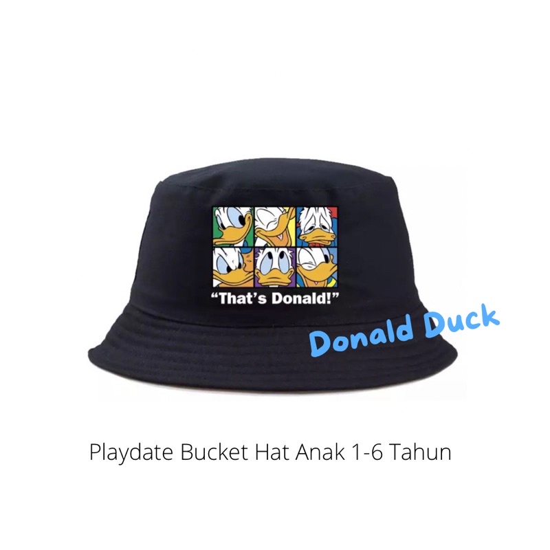 Bucket Hat Anak Polos Topi Anak Laki Laki Perempuan Topi Pikinik Anak Topi Rimba Anak Kupluk Anak Buket Hat Anak Bayi Laki Laki Perempuan 1 2 3 4 5 Tahun-Donald Duck