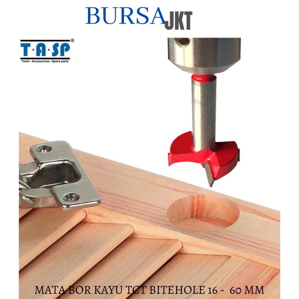 50 MM MATA BOR KAYU ENGSEL SENDOK MERAH FORSTNER BIT HOLE SAW