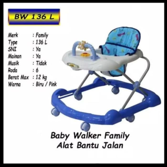 BABY WALKER FAMILY ALAT BANTU JALAN BW 136 L