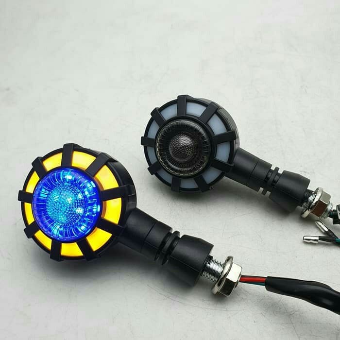 Lampu Sein Sen LED Bulat D-175 Semua Motor Lampu Sein LED Running Flowing UNIVERSAL