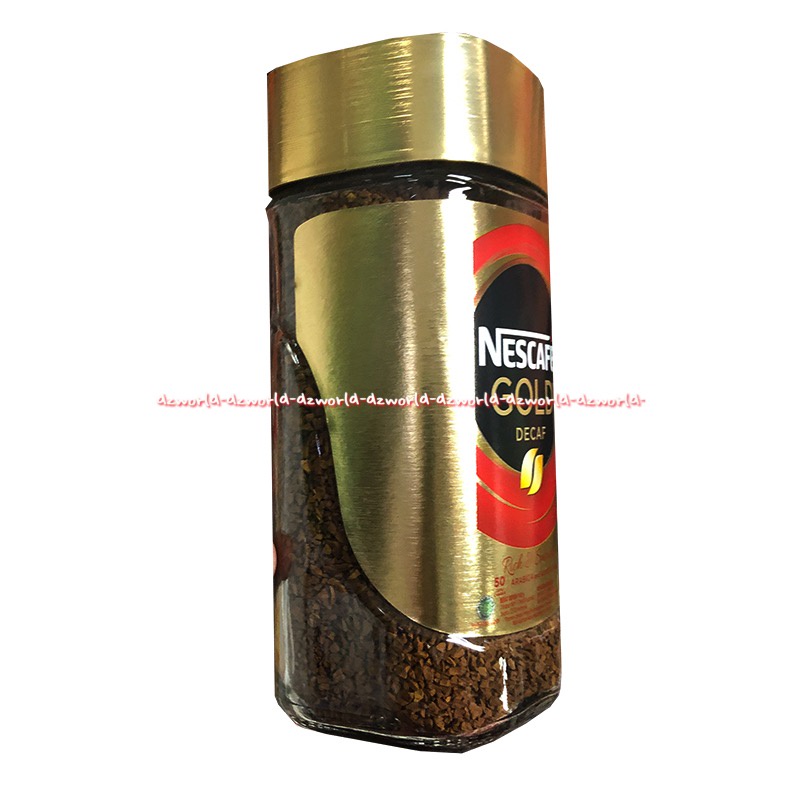 Nescafe Gold Decaf 100gr Coffee Bean Arabica Robusta Biji Kopi Arabika Robustta Nescaffe Decafe Neskafe