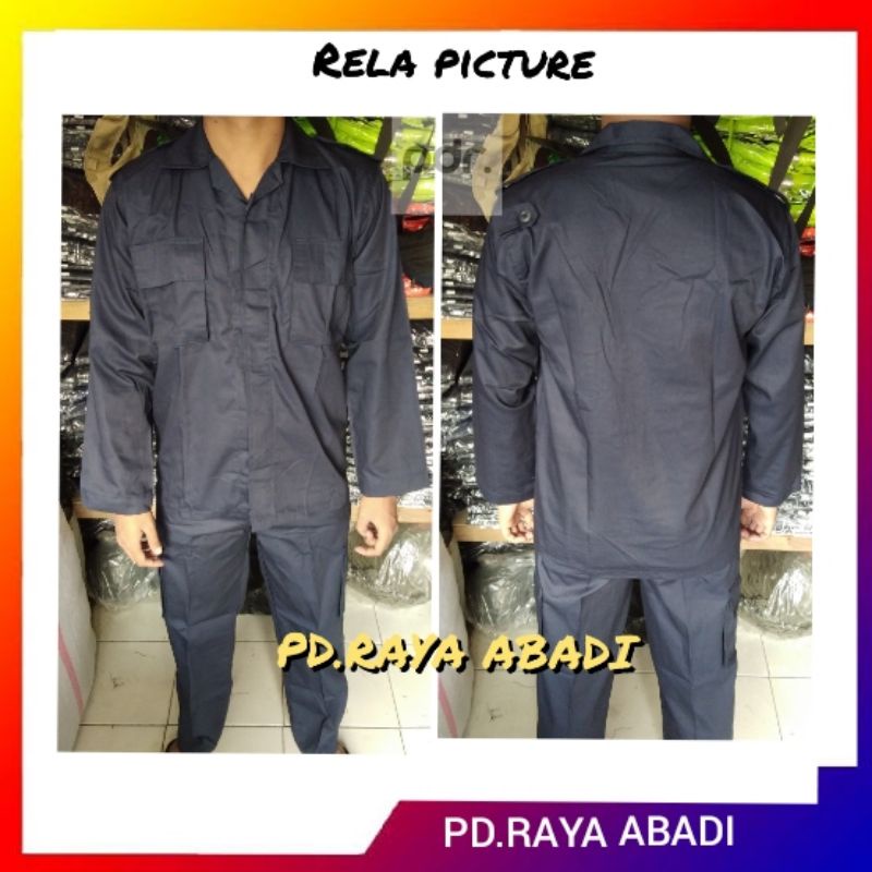 Seragam satpam / seragam pdl satpam / seragam pdl biru / srragam security