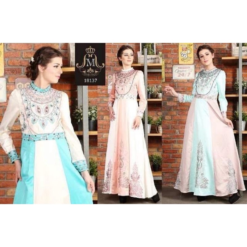 Mendes Royale 18137 Gamis Dress Muslim Fashion Muslim