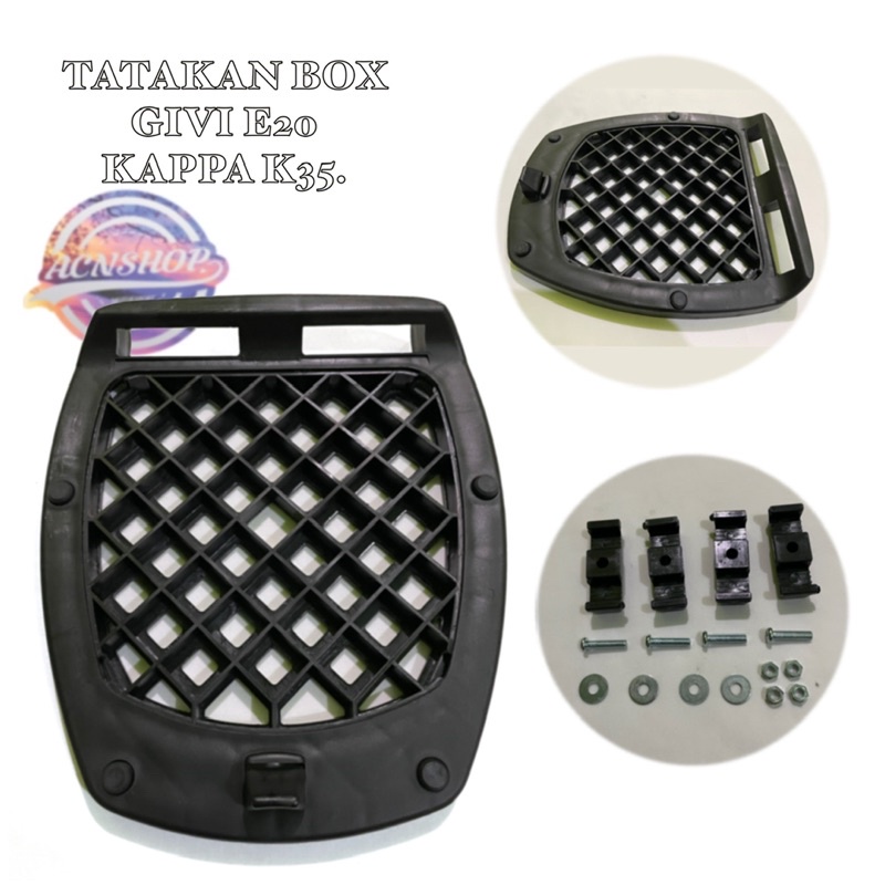 TATAKAN BOX GIVI E20 E43 KAPPA K35 / BASEPLATE GIVI E20 E43 KAPPA K35 - BASE PLATE KAPPA K35 GIVI E