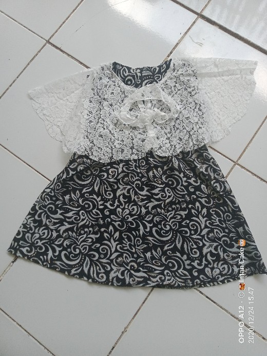 Dress Kelly Batik Kids Dress Cape Anak Dress Batik Anak 3 Warna