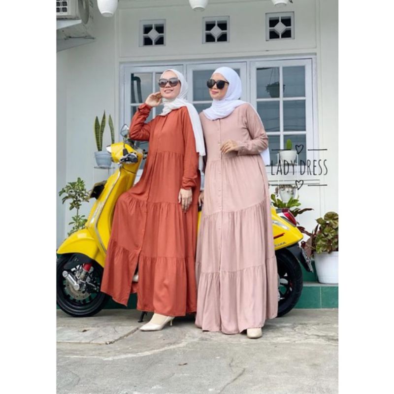[Termurah]LADY DRESS Cotton Twill Armany| DRESS JUMBO BUMIL BUSUI| DRESS JUMBO BUMIL BUSUI RAYON TWI
