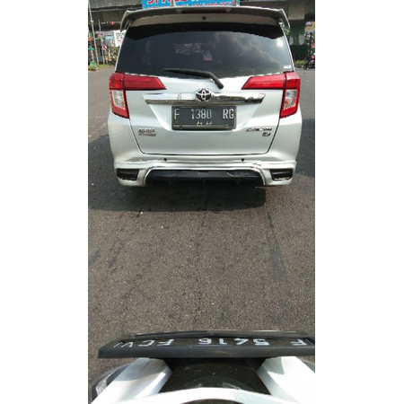 Bodykit belakang calya sigra