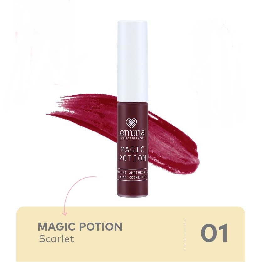 Jual Emina Magic Potion Lip Tint 5,5ml 01 Scarlet Shopee Indonesia