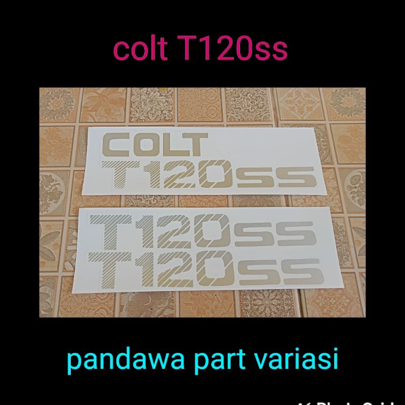 sticker striping pintu samping Mitsubishi colt T120ss