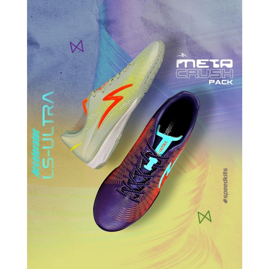 Sepatu Futsal Indoor Specs Accelerator Light Speed Lightspeed LS Ultra Meta Crush IN