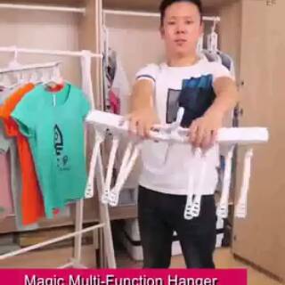 Gantungan Baju Jemuran Portable Travel Hemat Tempat Magic Gantungan Baju Jemuran Portable Travel Hemat Tempat Magic