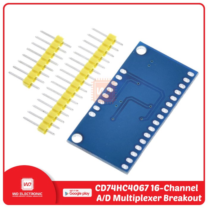 CD74HC4067 16-Channel Analog Digital Multiplexer Breakout board