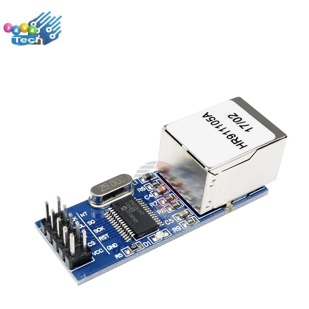 ENC28J60 Mini Ethernet LAN Network Module Compatible for Arduino