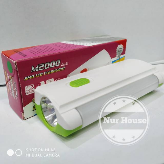 Senter Tangan luby 7760 dengan lampu emergency