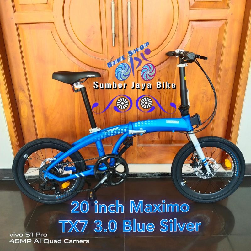 Sepeda Lipat 20 Inch Maximo Cyclo TX7 3.0