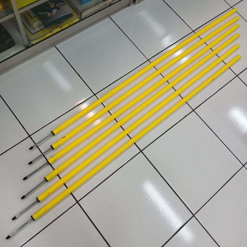 Agility posh alat latihan dasar sepakbola tiang pole set panjang isi 6