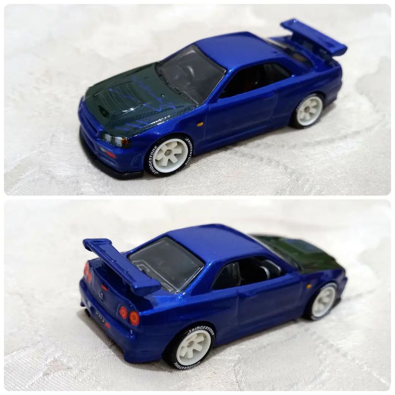 Hotwheels Hot wheels Nissan skyline R34 BNR34 ER34 NO LBWK THS STH Fast Furious