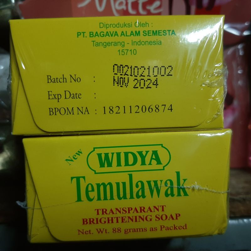 SABUN TEMULAWAK WIDYA BPOM